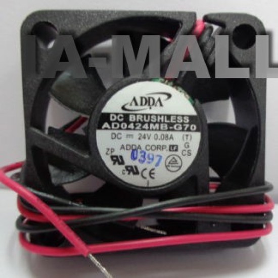 ADDA AD0424MB-G70 4CM  DC24V 0.08A Inverter cooling fan