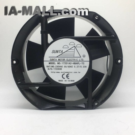 SUNTA 17251A2-HBAPL-TC 230VAC 2-Wires cooling fan