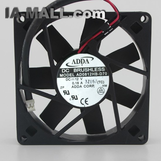 ADDA AD0812HB-D70 DC12V 0.18A Ball Cooling Fan