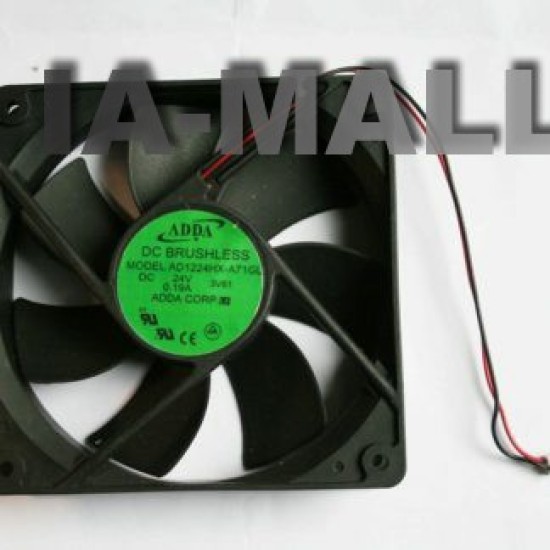 ADDA  AD1224HX-A71GL 12CM DC24V 0.24A 2line inverter cooling fan