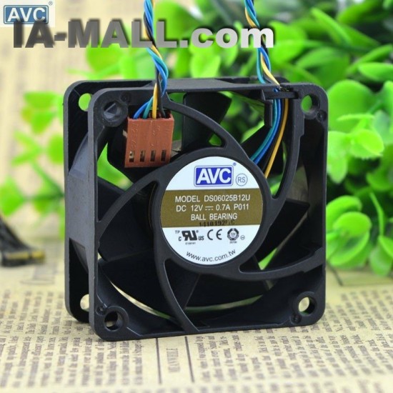 AVC DS06025B12U 60mm DC12V 0.70A Pwm server inverter cooling fan