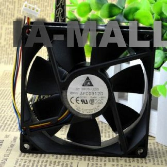 Delta AFC0912D 12V 0.46A 92*92*25 four line PWM cooling fan