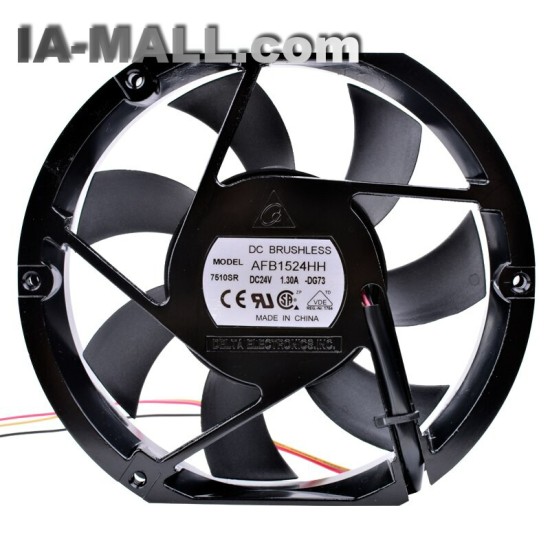 Delta AFB1524HH DC24V 1.30A Metal ultra-thin ABB inverter cooling fan