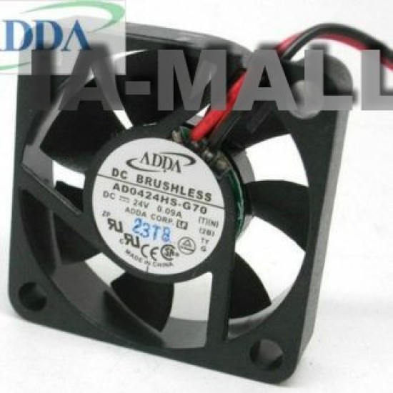 ADDA AD0424HS-G70 40mm  DC24V 5700RPM ball bearing axial cooling fan