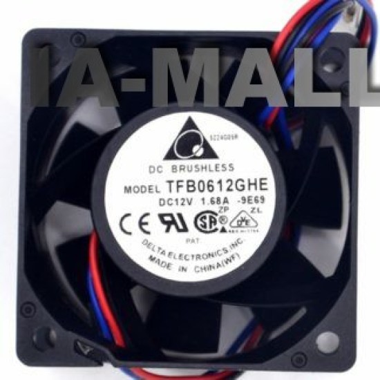 DELTA TFB0612GHE  6CM 1.68A DC 12V Server Cooling Fan