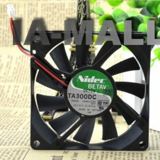 Nidec TA300DC H34612-55 80*80*15 12V 0.18A 8CM cooling fan