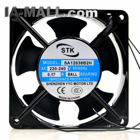 STK SA12038B2H  220-240V 50/60Hz 0.17A cabinet cooling fan