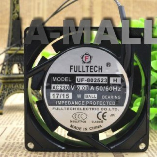 FULLTECH UF-802523H AC230V 0.08A 50/60Hz 17/15  cooling fan