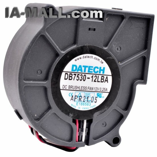 DB7530-12LBA DC12V 0.25A double ball centrifugal turbo blower cooling fan