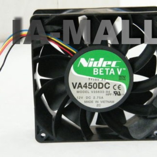 Nidec VA450DC V35633-94 12V 2.75A 12CM dual ball bearing cooling fan