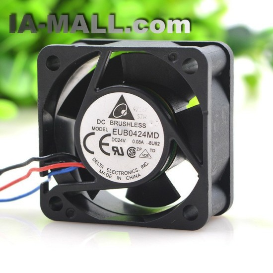 Delta EUB0424MD DC24V 0.08A Two Ball Bearing Inverter Cooling Fan