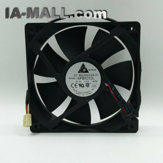 Delta AFB1212L12CM 0.60A DC12V Ball Bearing Cooling Fan