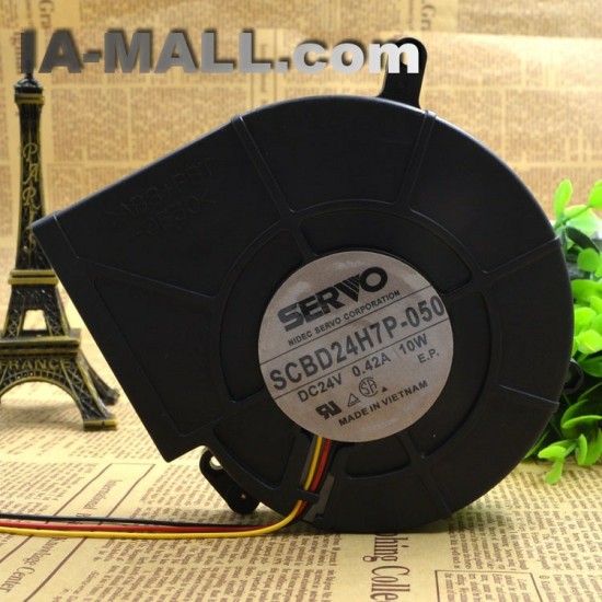 SERVO SCBD24H7P-050 DC24V 10W 3-wire cooling fan