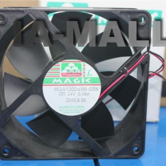Magic MGA12024XB R-O38 24V 0.34A inverter chassis small fan