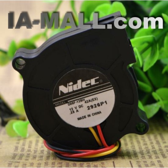 Nidec D05F-12BH 12V 0.25A three line centrifugal turbo fan