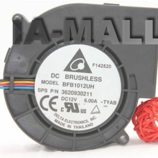 Delta BFB1012UH 12V 6A four-wire PWM speed control fan