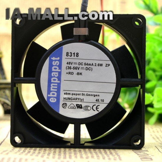 Ebmpapst 8318 48V 2.6W cooling fan