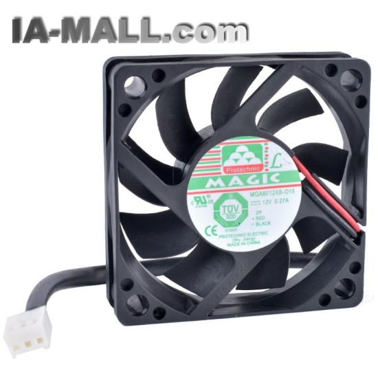 MAGIC MGA6012XB-O15 12V 0.27A Double ball bearing cooling fan
