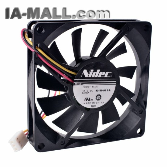 Nidec H35731-55MEI 12V 0.045a 8cm ultra-thin cooling fan.