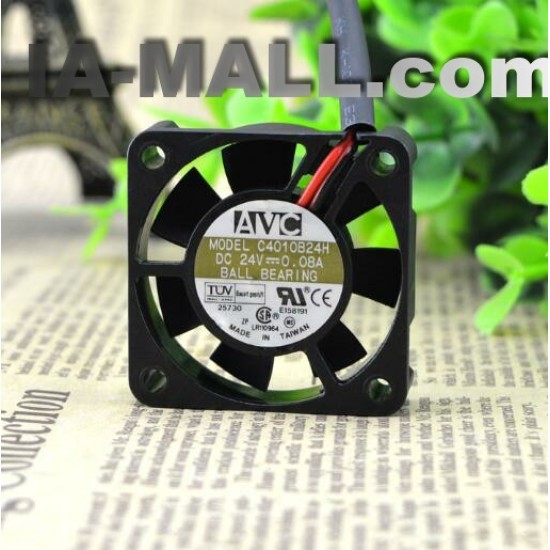 AVC C4010B24H DC24V 0.08A 4CM 2-wire double ball inverter cooling fan