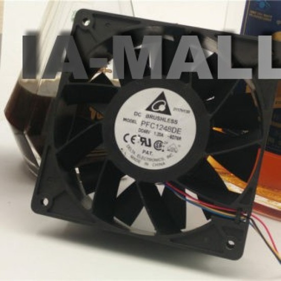 Delta PFC1248DE 48V 1.20A PFC1248DE 4Line fan