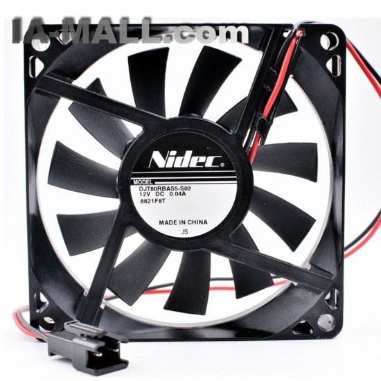 DJT80RBAS5-S02 Nidec DC12V 0.04A Refrigerator cooling fan