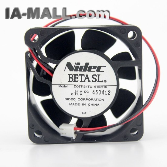 NIDEC D06T-24TU DC12V 0.11A 2line speed invert cooling fan