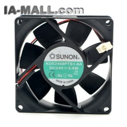SUNON KDE2408PTB1-6A DC24V 3.4W 2-wire inverter cooling fan