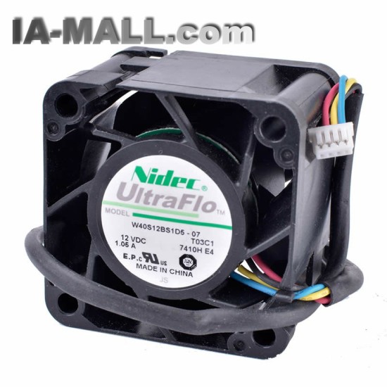 W40S12BS1D5 Nidec DC12V 1.05A 4-line fan