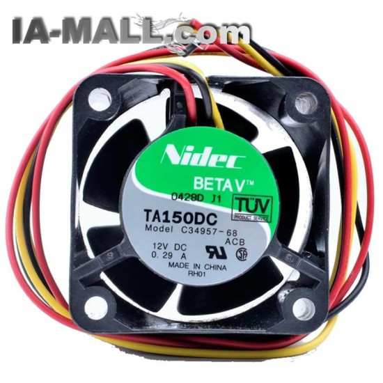 TA150DC C34957-68 Nidec DC12V 0.29A cooling fan