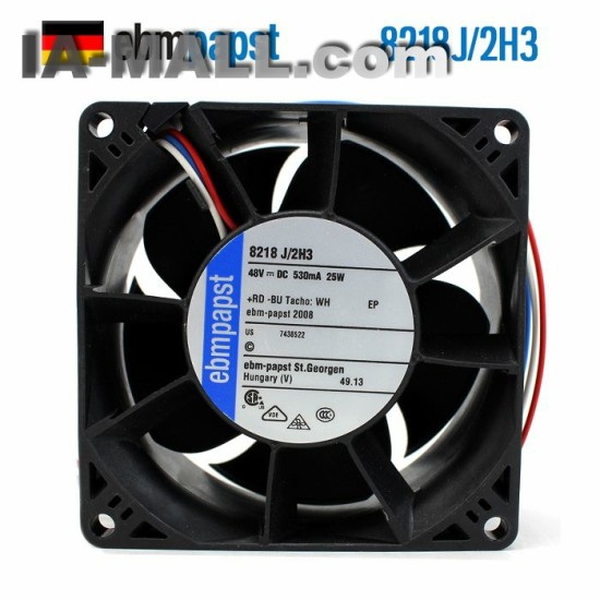 ebmpapst 8218J/2H3 48V 0.53A server DC cooling fan