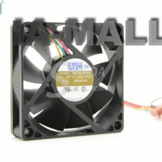 AVC DA075B12U 12V 0.52A 4Wire tempreture PWM Speed cooling fan