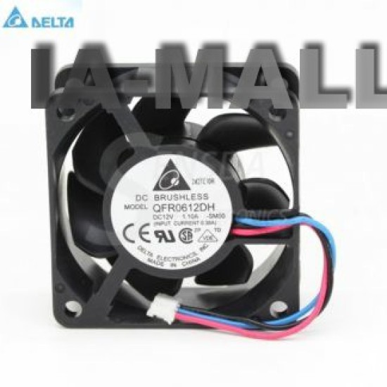 Delta QFR0612DH 60mm 1.1A DC 12V 3-pin  axial cooling fan