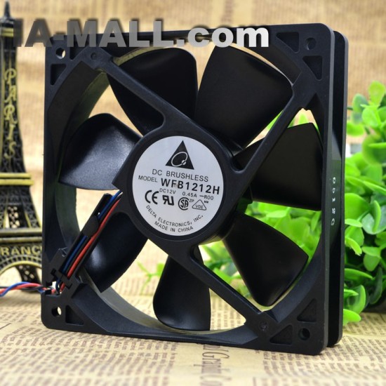 Delta WFB1212H12025 12v 0.45 A 12cm mill chassis Cooling Fan