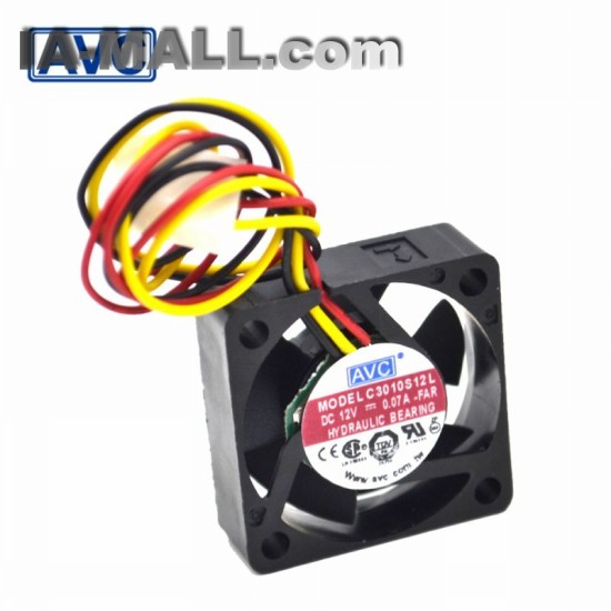 AVC C3010S12L 12V 0.07A ultra quiet hard drive fan