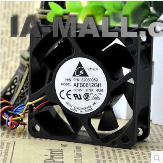 Delta AFB0612GH 6CM  12V 0.72A 4-line PWM  flow fan