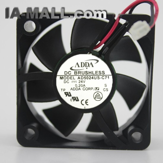 ADDA AD5024US-C71 24V 0.20A 5CM 2-wire inverter cooling fan