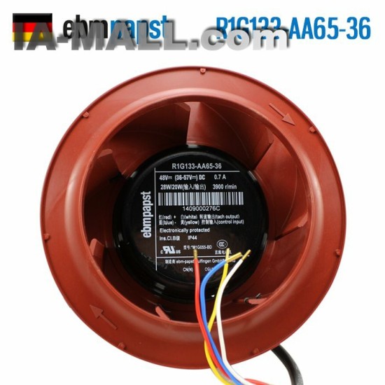 ebmpapst R1G133-AA65-36 48V 0.7A control speed cooling fan