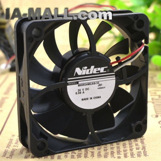 NIDEC M60R24MGAB-53J56 24V 0.08A  3-wire cooling fan