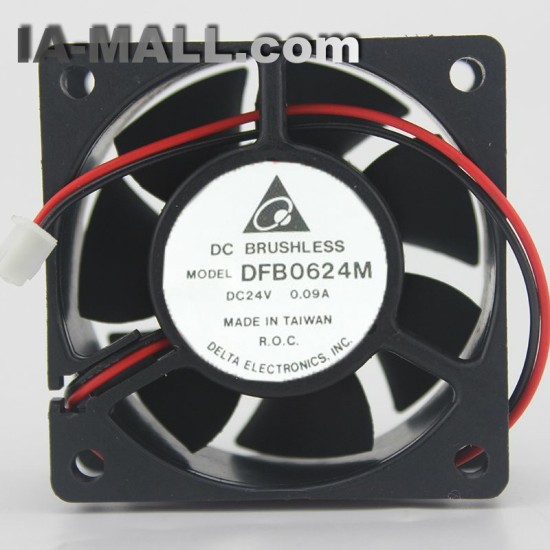 Delta DFB0624M 6cm  24V 0.09A 2-wire double ball inverter fan