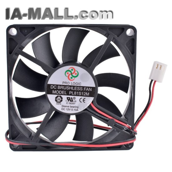 PL81S12M 80mm 12V 0.10A Computer CPU Chassis Power Ultra-quiet Cooling Fan