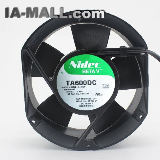 Nidec A35242-94 SUN1 P/N 956667 48V 1.4A server inverter axial cooling fan