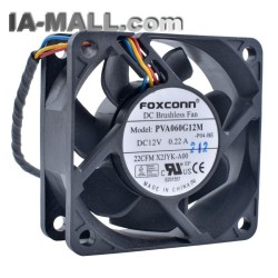 FOXCONN PVA06G12M DC12V 0.22A DC Brushless cooling fan
