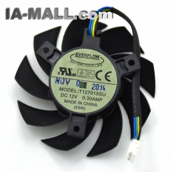 Everflow T127015SU DC12V 0.30AMP  4Pin Video Grafikkarte Lufter fan