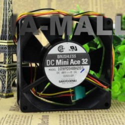 Sanyo denki  109P0948H203 DC48V  0.1A DC Mini ACE 32  BRUSHLESS fan