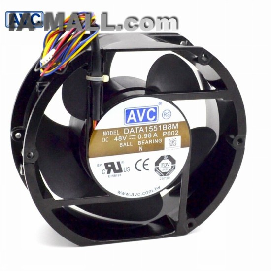 AVC  DATA1551B8M 17CM 48V 0.98A IPC wind Full Metal fan