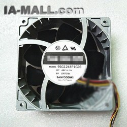 Sanyo 9SG1248P1G03 48V 1.0A 12cm 4pin PWM Metal heat-resistant fan