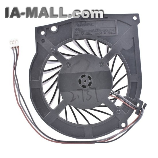 Nidec G75P12NS1ZN-56J14 12V DC 1.65A Centrifugal turbine fan