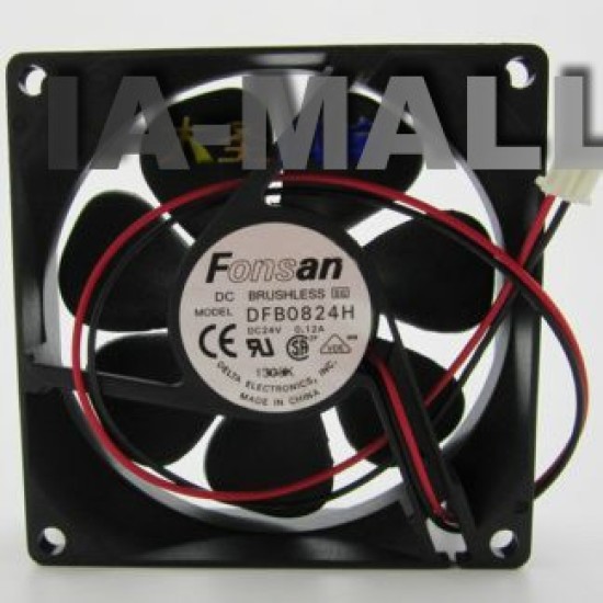 Delta FONSAN DFB0824H 8025 24V 0.12A Inverter cooling fan