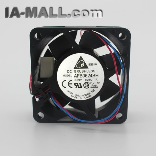 Delta AFB0624SH 24V 0.21A 6CM 2-wire inverter large air volume cooling fan